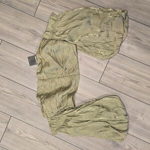 Forever 21 Off Shoulder Sage Top